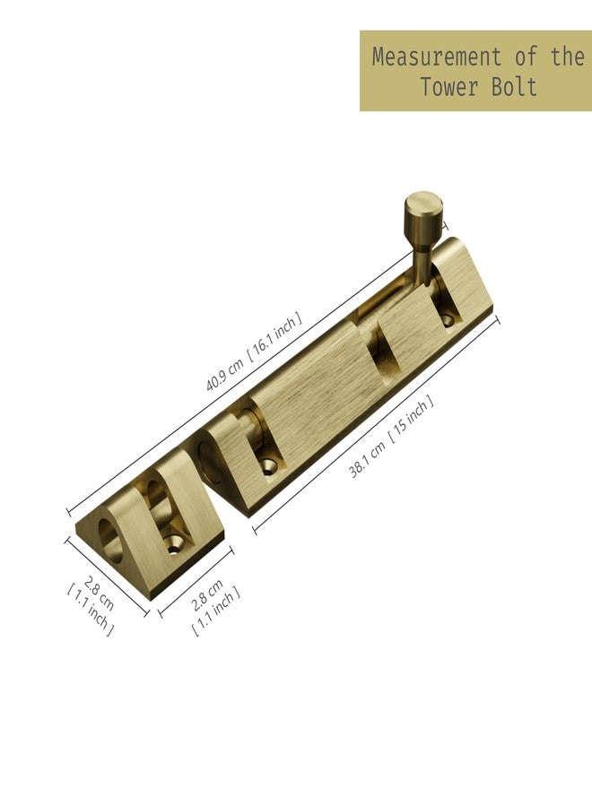 أتلانتيك مزلاج برج هرمي مثلثي أطلسي، 15 بوصة، عتيق، عبوة من 6 قطع - Image 4